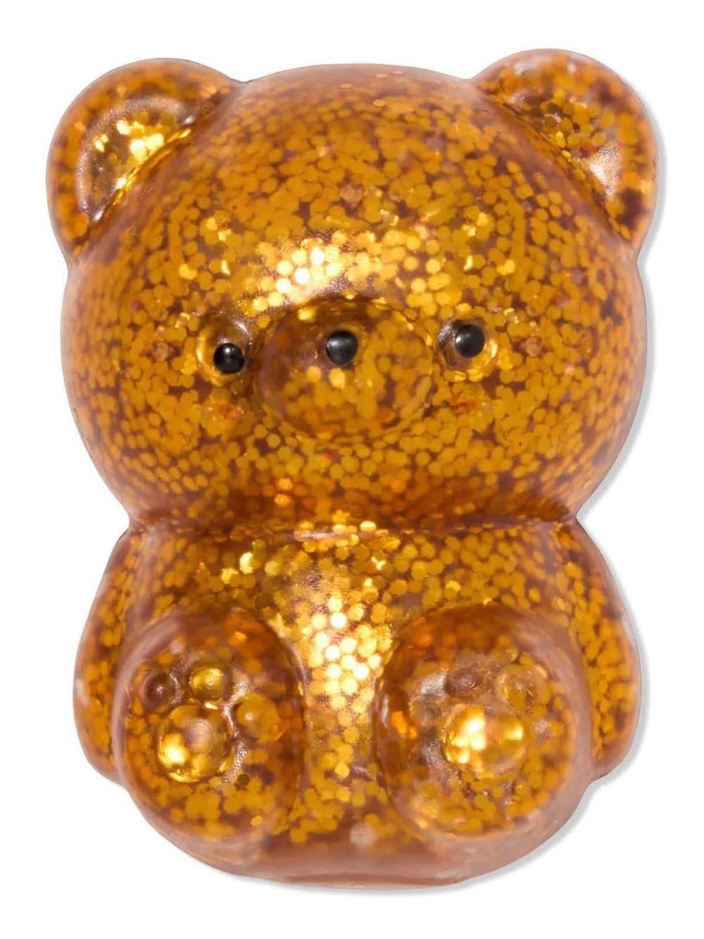 Ulta Beauty Sweet and Shimmer Bear Squish Toy - Gold Glitter Bear
